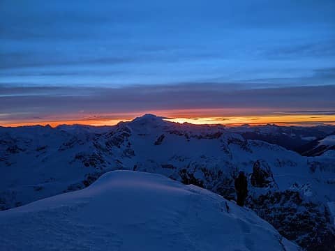 Sunset over Glacier peak