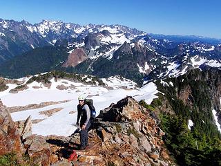 Greg On The Southeast Ridge