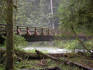 new Slab Camp Trail bridge