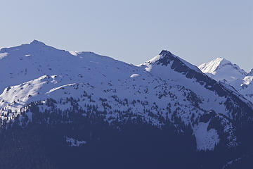 Hidden Lake LO visible on peak to the right.