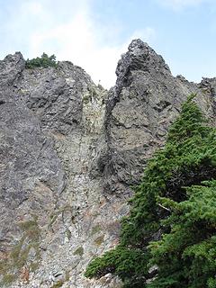 it is not the summit gully, but it is close