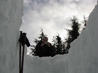 Snow Cave Emergency Exit