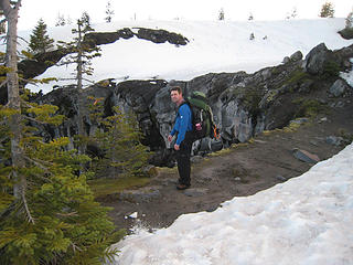 Jeremy at Chocolate Falls