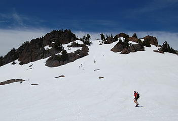 K with false summit beyond