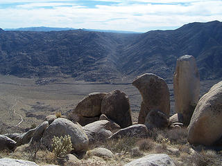Rocks on the south ridge