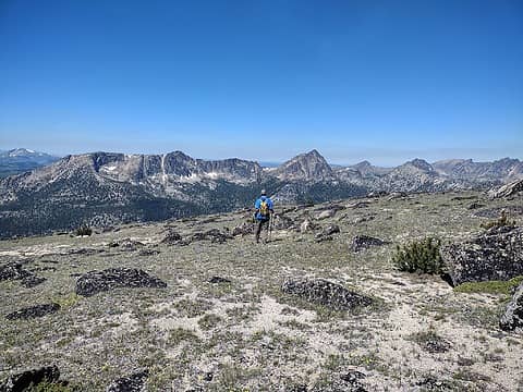 Looking towards Cathedral pass