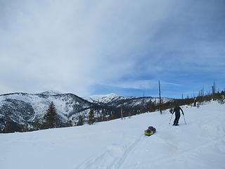 nearing camp with McLeod in the distance