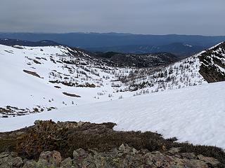 The basin above Lake Donald