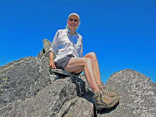 Karen on Putrid Pete's Peak