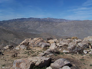 View north from the summit