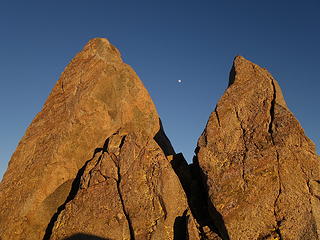 Moonrise from our bivy