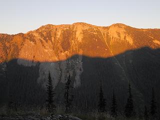 Alpenglow on Buckskin Ridge