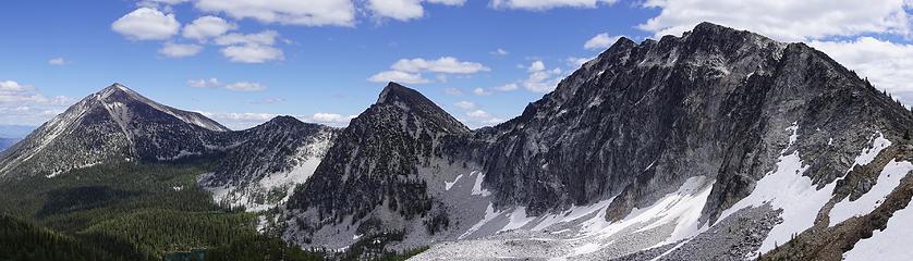 Oval Peak and Buttermilk Ridge