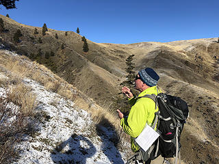 Heading up to the ridge