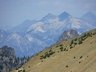 For interest only the back side of Reynolds with North Gardner to the right and to the South of Reynolds to the right on the ridge Camels Hump.