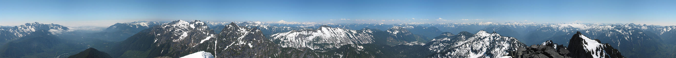 360 Panorama From Baring Mtn