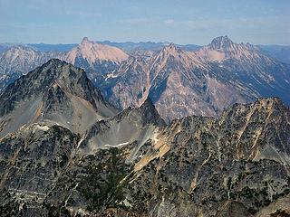 Looking north to Graybeard, Little Tack, Golden Horn, Hardy, & Tower