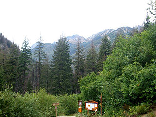 Phelps Creek trailhead