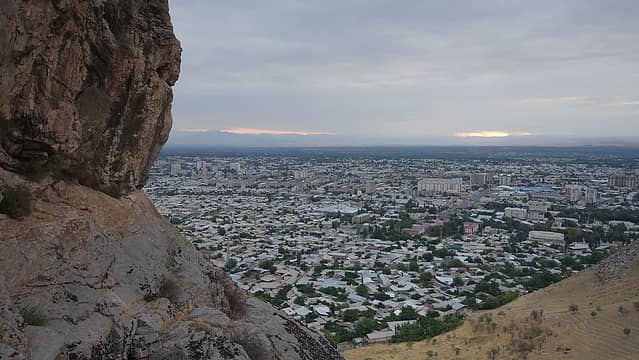 Osh from the trail