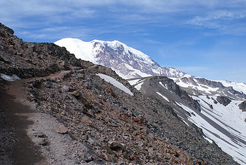 Trail leading to 1st Burroughs