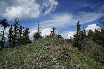 Steve on the South aka West summit.