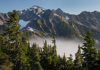 Mt. Duckabush (?) from way trail