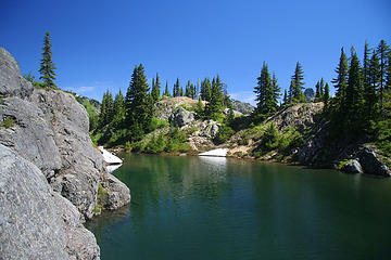 One of the Ramparts Lakes