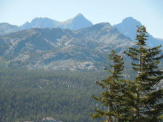 Mt. Ritter (13,143':) & Banner Pk. (12,936':)