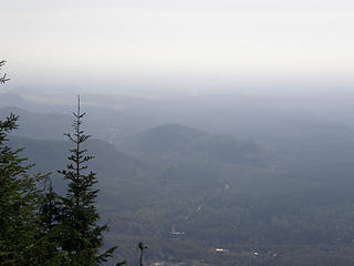 Views westward from McDonald summit.