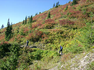 The boys on the trail