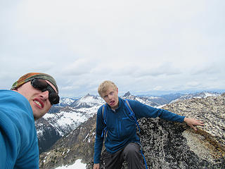 two dumbs hits that managed to find their way up Cutthroat Peak