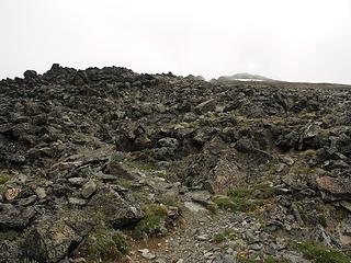 Rock closer to the summit.