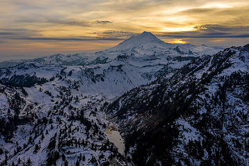 Mount Baker Aerial DJI Mavic Pro 2
