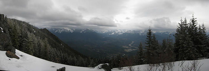 Looking south toward I-90