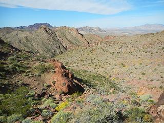 overlooking the west canyon