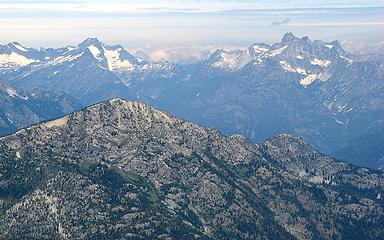 Buckner, Park Creek Pass, & Goode, our location three weeks ago