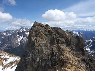 Summit of Willows Tooth looking at Snag