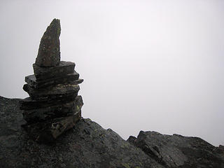 Rampart summit cairn