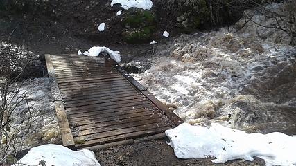 Forest Service replaced this bridge last year, and a good thing