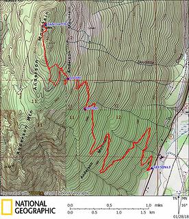 Anderson Mtn GPS Track