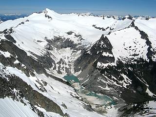 Looking northwest to Morraine Lake & Eldorado