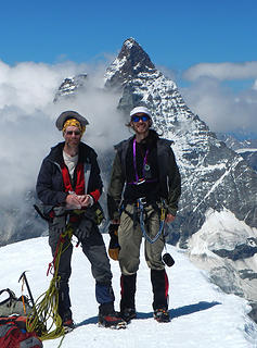 Breithorn Summit, Rob, Ryan, The Matterhorn