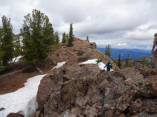 Milton Mtn Lookout site 7152.'