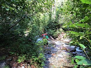 Get out and go crossing the creek