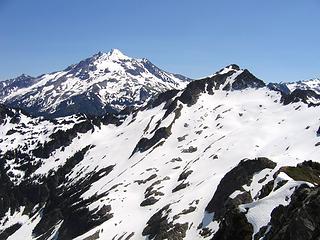 Glacier PK from Magent, Black mtn foreground