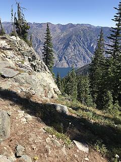 peek-a-boo of Lake Chelan