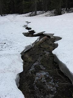 snow melt pattern