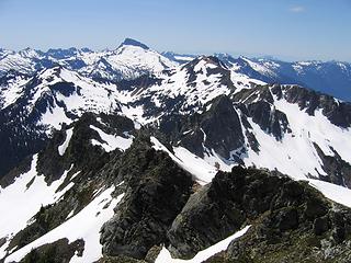 Looking back over toward Magenta and Red from Black Mtn