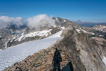 Hinman summit shadow selfie