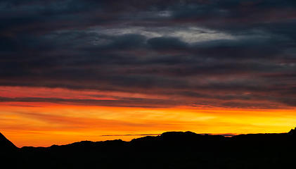 Fiery sunset2